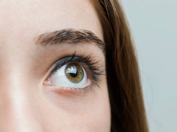 istock Young woman eye, close up 1125635438
