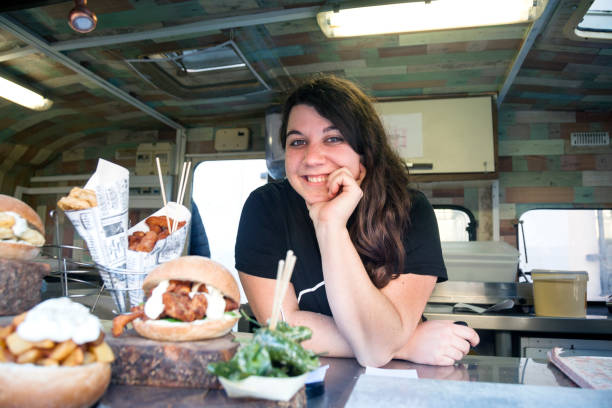 istock Working in the food truk 1125635614