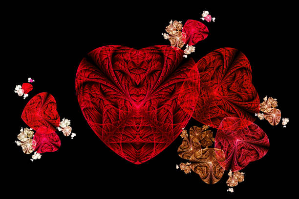 istock Dark Field of Hearts 1125635747