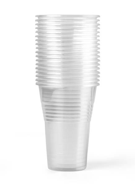 istock Close-up of disposable plastic cups 1125645997