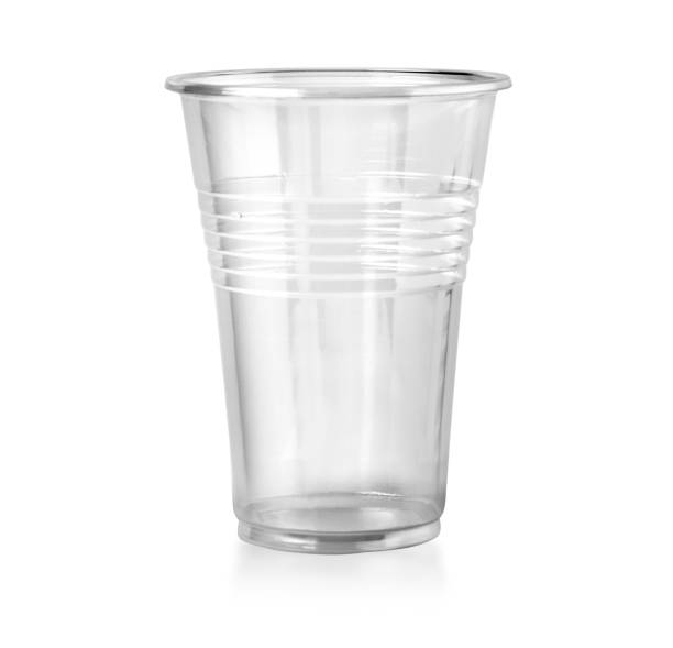 istock Plastic Glass isolated on white background 1125646011