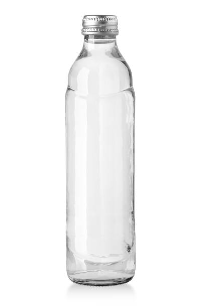 istock Small glass water bottle 1125646022