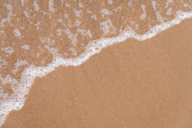 istock Beach and sea waves background 1125648483