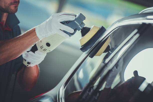 istock Modern Car Body Waxing 1125650312
