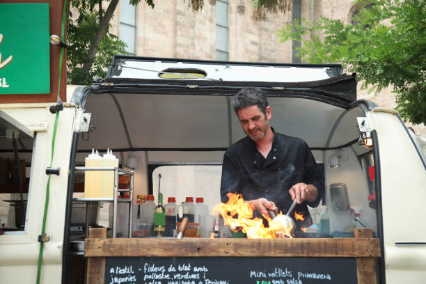 istock Wok Food truck 1125652355