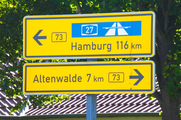 istock Signposts to the motorway 1125653810