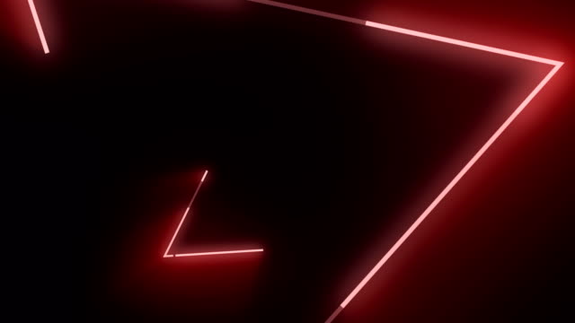 4k red triangle abstract concert background