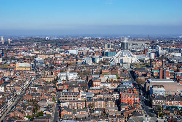 istock Liverpool cityscape from above 1125667245