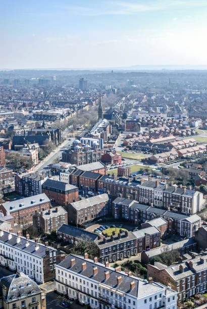 istock Liverpool cityscape from above 1125667634