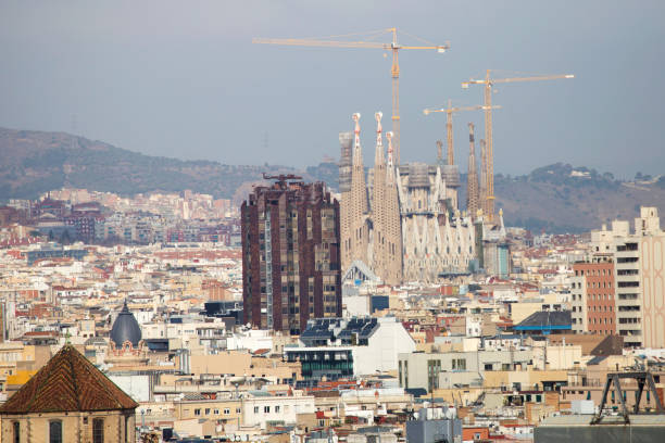 istock Barcelona's view from Montjuic Park 1125673097