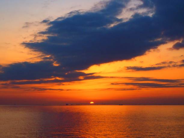 istock sunset view from Makuhari beach Chiba,Japan 1125677284
