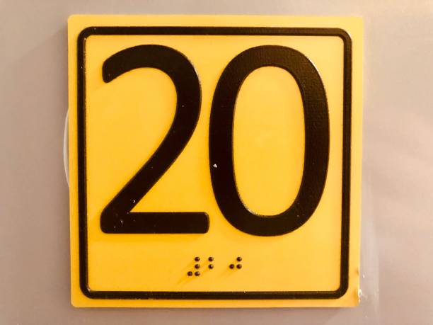 istock Special numbers on the floor for blind people 1125680544