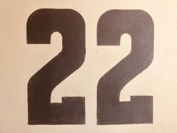 Special numbers on the floor for blind people
