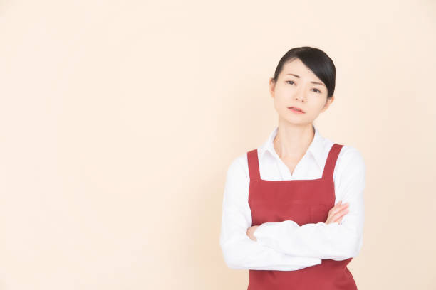 istock Woman in an apron 1125681393