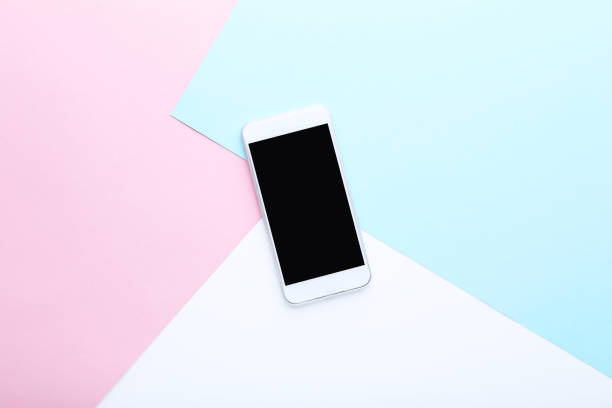 istock Smartphone on colorful background 1125681658