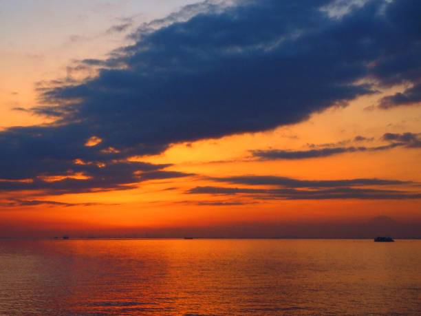 istock sunset view from Makuhari beach Chiba,Japan 1125681857