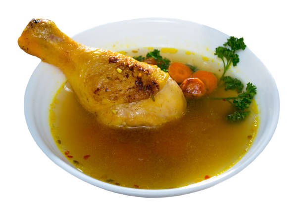 istock Bowl of homemade chicken bouillon 1125682492