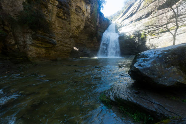 istock Pure mountain waterfall Cantonigros 1125682514