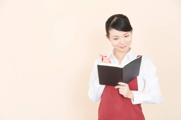 Woman in an apron