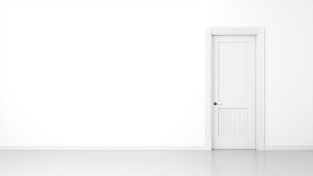 istock white wall and door background 1125685609