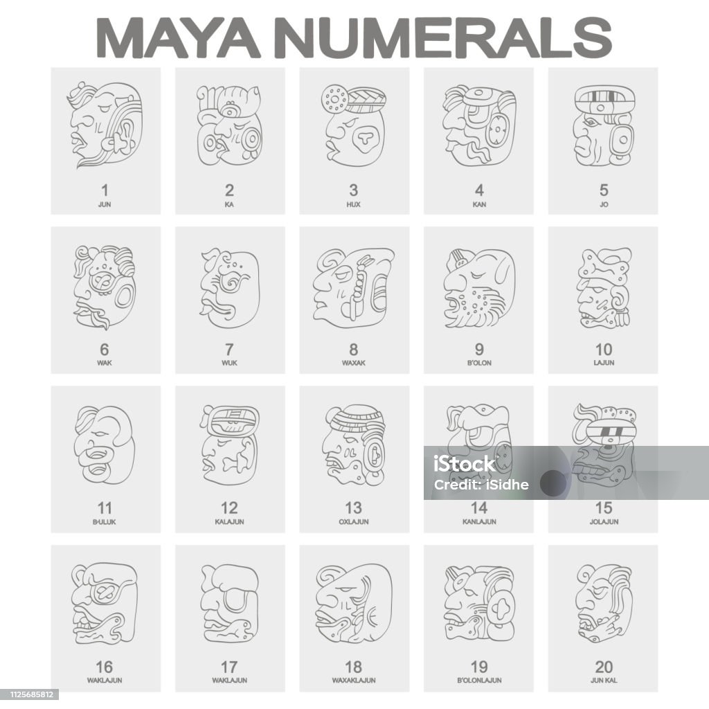 Ilustración de Icono De Vector Con Glifos De Cabeza Números Mayas y más Vectores Libres de Derechos de Maya - Maya, Ícono, Azteca - iStock Ilustración de Icono De Vector Con Glifos De Cabeza Números Mayas y más Vectores Libres de Derechos de Maya - Maya, Ícono, Azteca - iStock