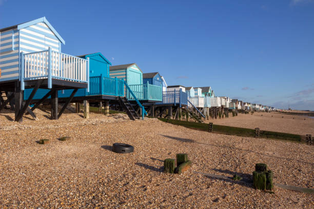 istock Thorpe Bay beach, Essex, England 1125687985