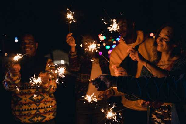 istock Sparklers in the Night 1125690665