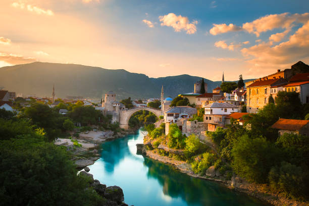 Bosnia and herzegovina and Landscape stock photo