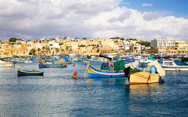 istock Marsaxlokk dock in Malta Island 1125694785