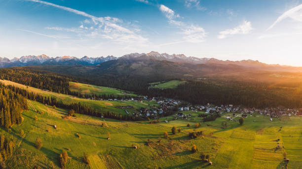 istock Epic sunset over Tatra mountains in Poland 1125696491
