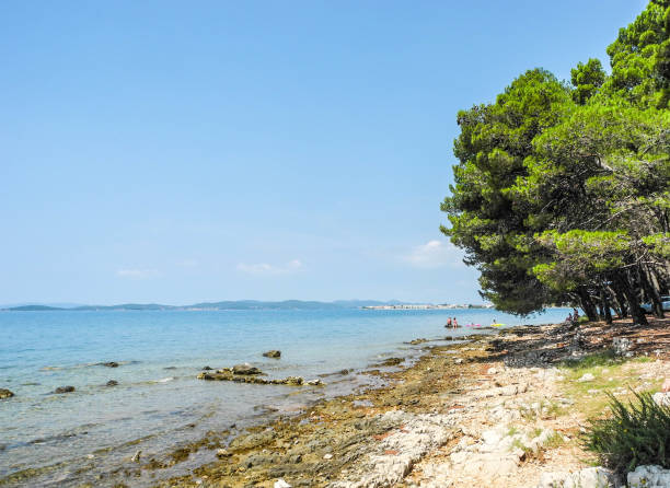 istock Bibinje beach, Croatia. 1125700069