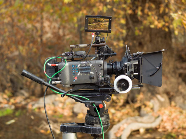istock Professional Digital Movie Camera Recording In Nature 1125700872