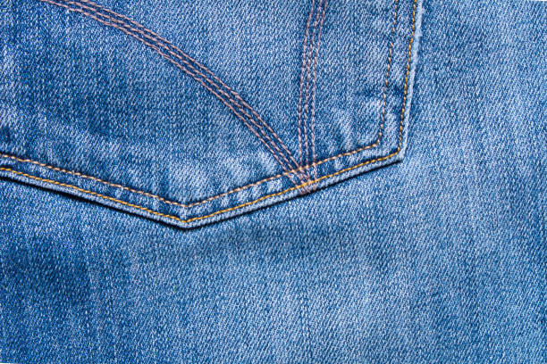 istock Blue jeans texture. Natural denim background. Close up. 1125705621