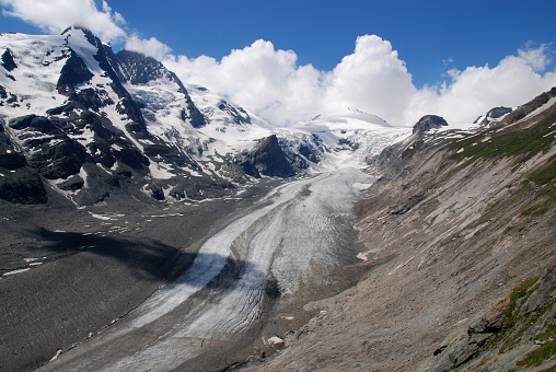 Remains of a Glacier in the Austrian Alps