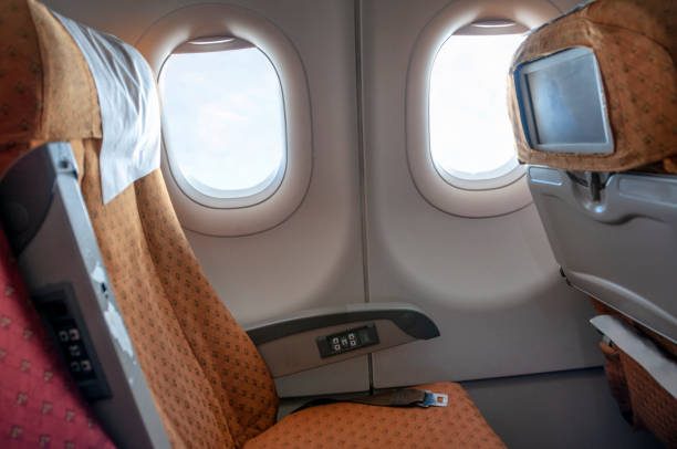 istock Economy Class Window Seat In An Airplane 1125711938