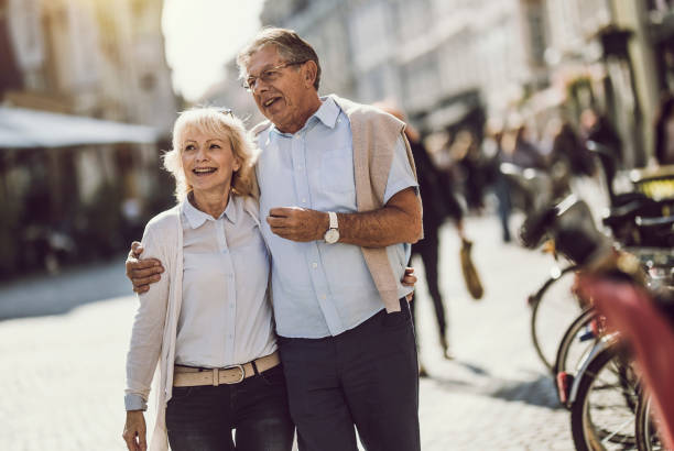 istock Mature Couple Hanging Around Old Town 1125717259