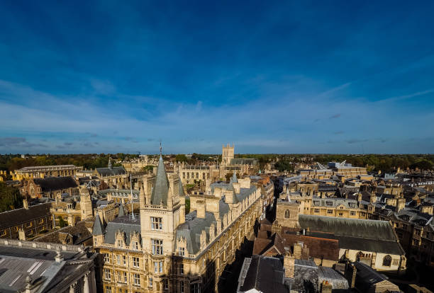 Aerial view of Cambridge