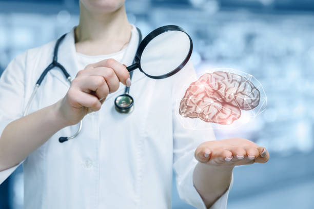 istock A concept of laboratorian innovative brain researching. 1125724279