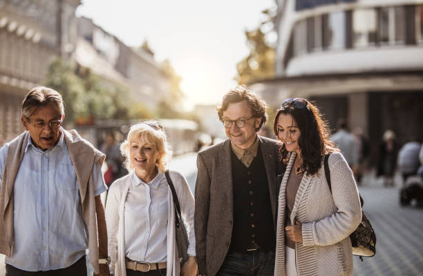 istock Mature Couples Hanging Out Together 1125725512