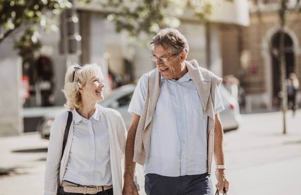 istock Mature Couple Hanging Around The Old Town 1125725546