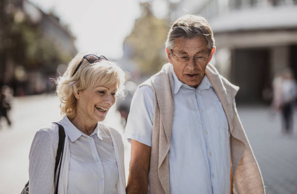 istock Mature Couple Hanging Around The Old Town 1125725571