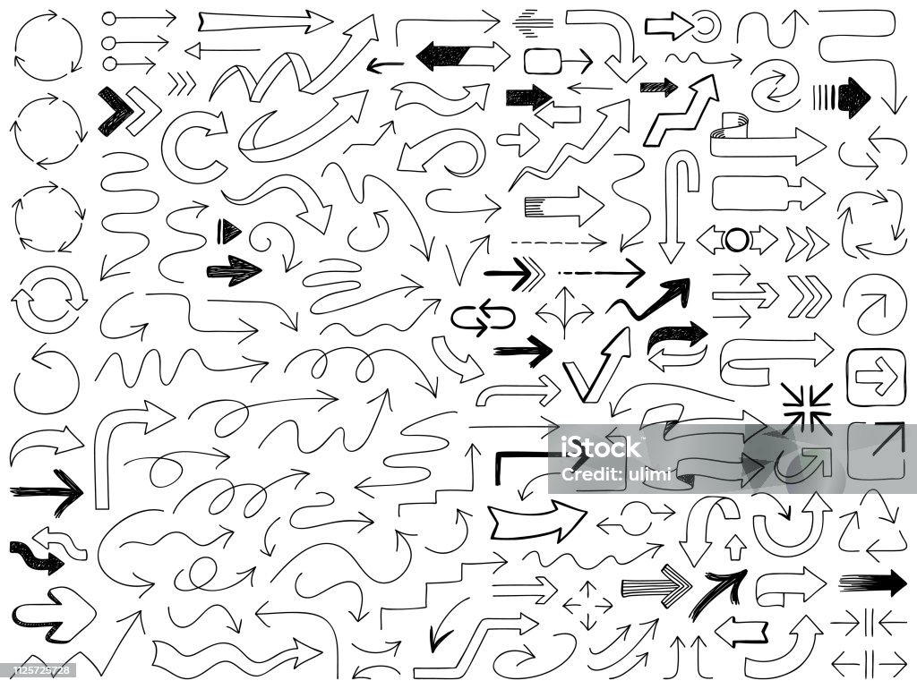 Arrows Vector Design Elements Stock Illustration - Download Image Now ...