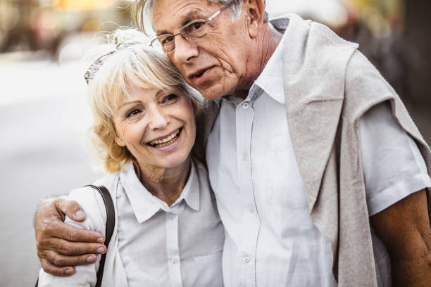 istock Mature Couple Hanging Around The Old Town 1125725822