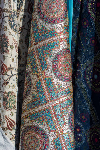 istock Examples of fabric of various color and type 1125728124