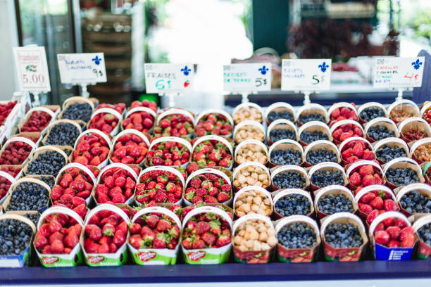 fruit, food, vegetable, market stall