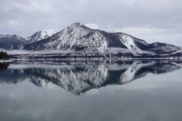 istock A Mountain Reflection on a Lake in Bavaria /Walchensee 1125728688