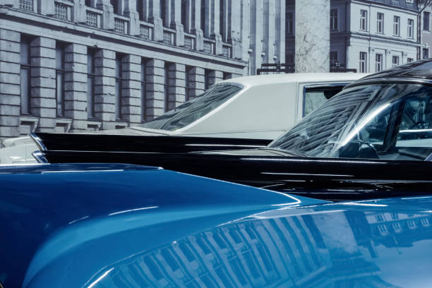 istock city car traffic in retro style 1125730358