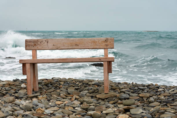 istock Bench against the sea 1125730460