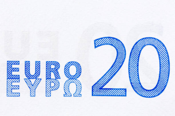 istock Close-up of 20 euro banknote for your unique project. 1125731444