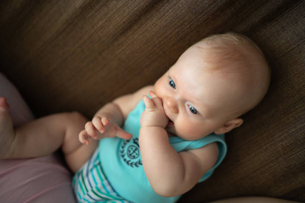 istock Cute Little baby on hammock 1125731502